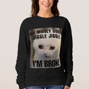 Jag är fattiga kvinnor i kattmembran t shirt