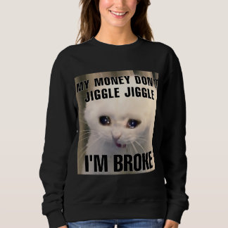 Jag är fattiga kvinnor i kattmembran t shirt
