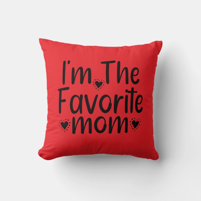 Jag är Favorite mamma Kudde (Framsida)