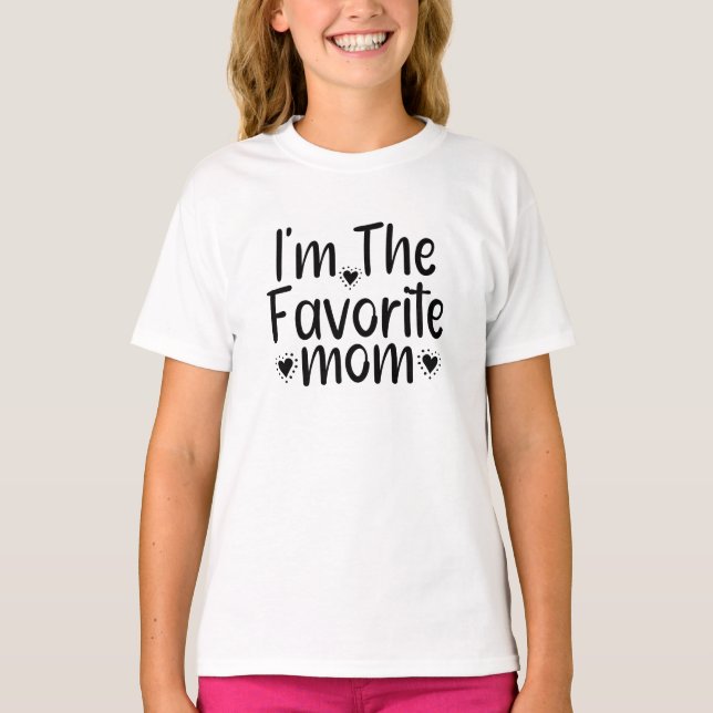 Jag är Favorite mamma T Shirt (Framsida)