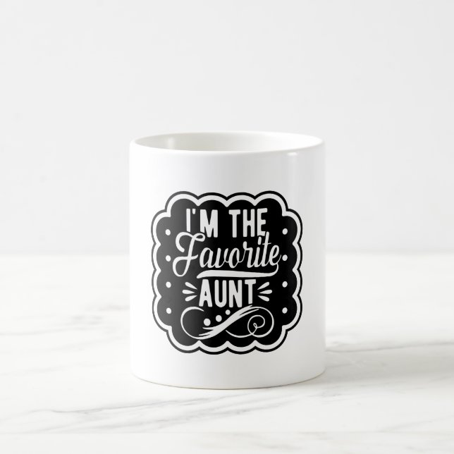 Jag är favoriten Moster Kaffemugg (Center)