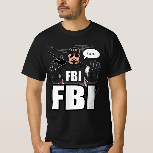 Jag är FBI T Shirt (Framsida)