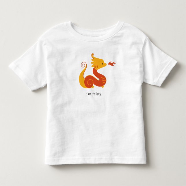 Jag är feistig! Året för Dragon Zoodiac T-shirt. T Shirt (Framsida)