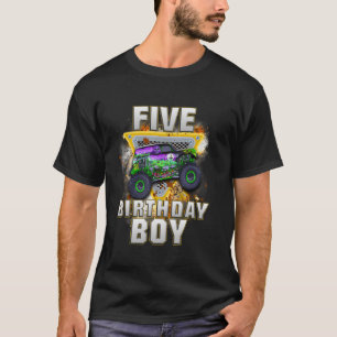 Jag är fem år gammal 5:e födelsedag Lastbil T Shirt
