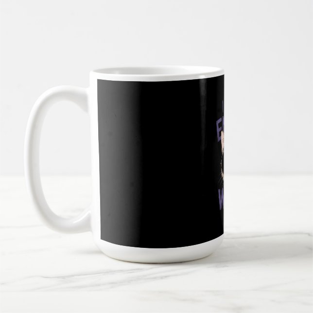 Jag är fienden i fetstilt Påstående för 2024 Kaffemugg (Vänster)