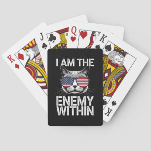 Jag är fienden inom Kamala Harris 2024 Casinokort
