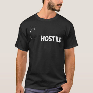 Jag är fientlig rolig personlighetskaraktärsrefere t shirt