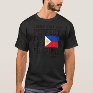 Jag är filippinsk flagga Filippinerna Stolt filipp T Shirt