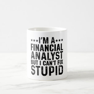 Jag är finansanalytiker, men jag kan inte fixa det kaffemugg