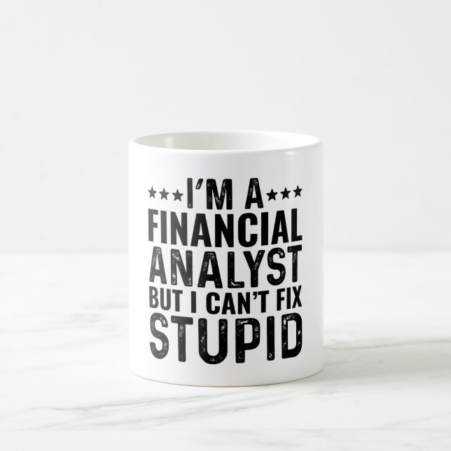 Jag är finansanalytiker, men jag kan inte fixa det kaffemugg (Center)