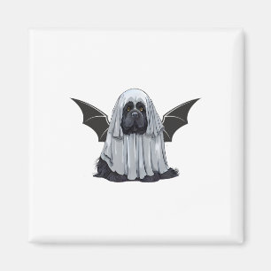Jag är Fladdermus Ghost Hund. Cute Hund dold som G Magnet