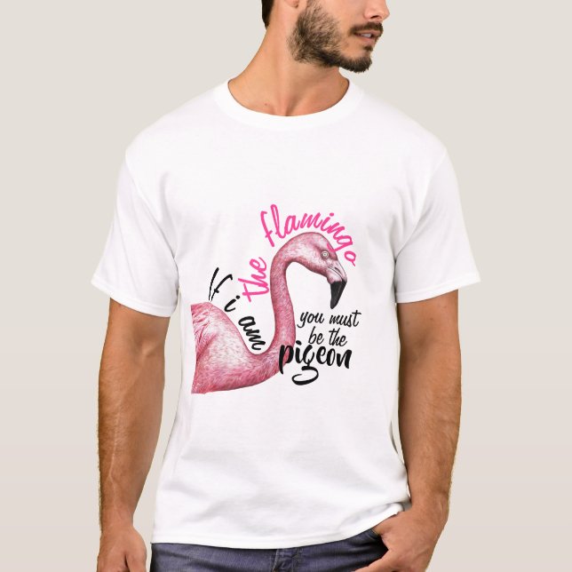 Jag är Flamingo T Shirt (Framsida)