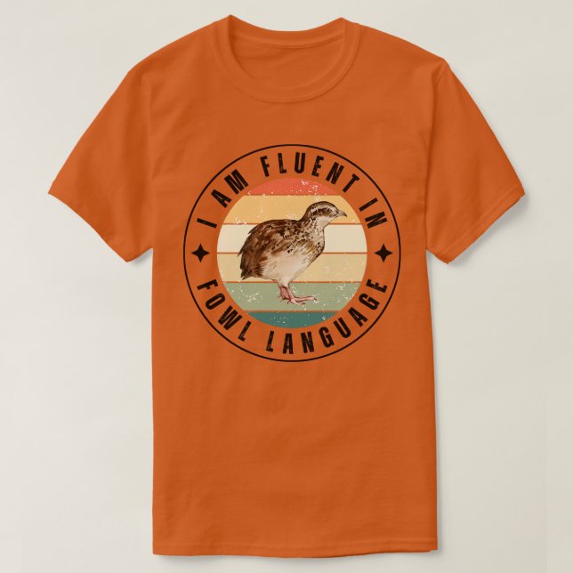 Jag är flytande på höns 12 t shirt (Design framsida)