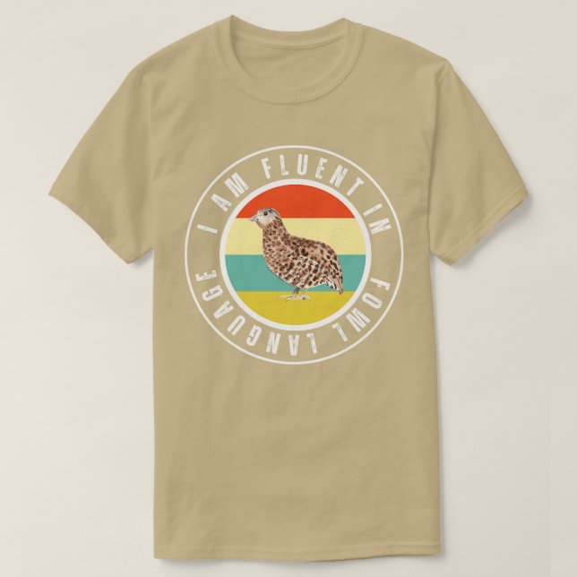 Jag är flytande på höns 19 t shirt (Design framsida)