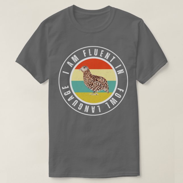Jag är flytande på höns 19 t shirt (Design framsida)