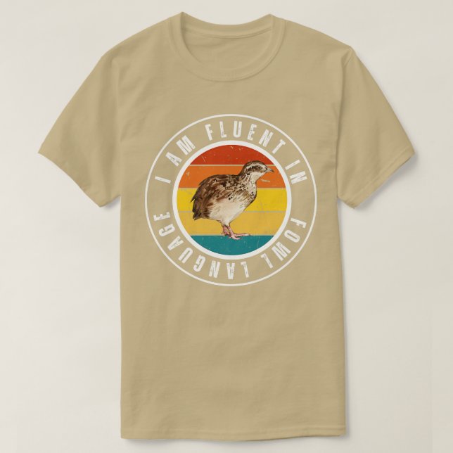 Jag är flytande på höns 7 t shirt (Design framsida)
