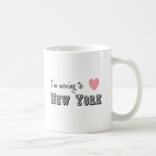 Jag är Flytta till New York Kaffemugg