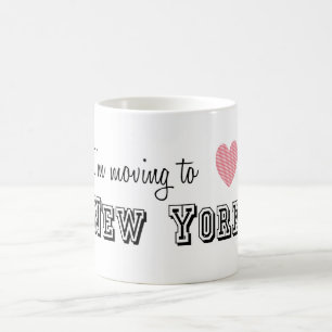 Jag är Flytta till New York Kaffemugg