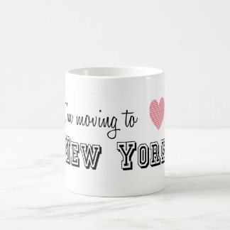 Jag är Flytta till New York Kaffemugg
