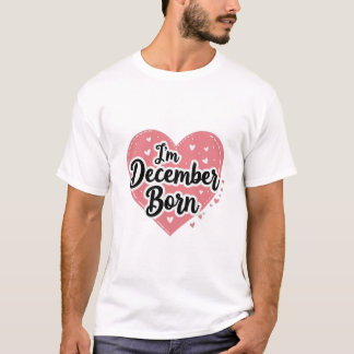 Jag är född i december t shirt