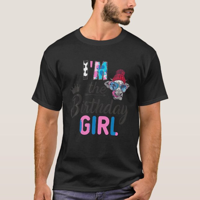 Jag är födelsedagstjejsare Kow 1 St Birthday Girl T Shirt (Framsida)