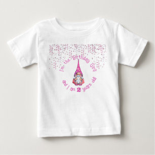 Jag är födelsedagstungens nome - med åldern t shirt