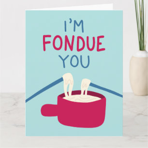 Jag är Fondue You Kort