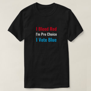 Jag är för att välja att jag röstar blått. t shirt