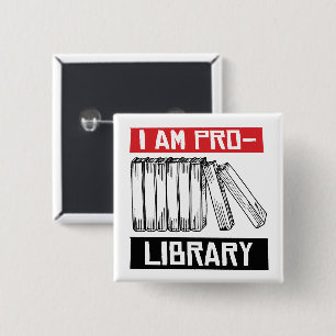 Jag är för bibliotek knapp
