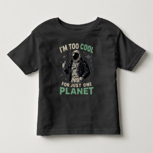 Jag är för cool för bara en planet t shirt