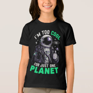 Jag är för cool för bara en planet t shirt