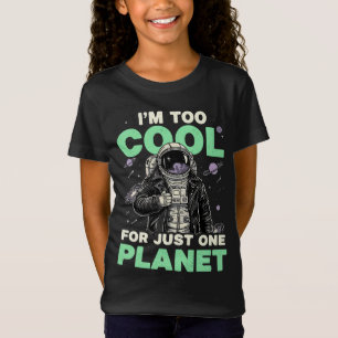 Jag är för cool för bara en planet t shirt