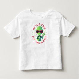 Jag är för coola för planeten t shirt