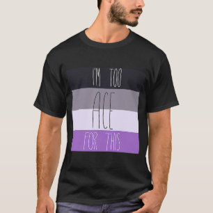 Jag är för glad för det här t shirt