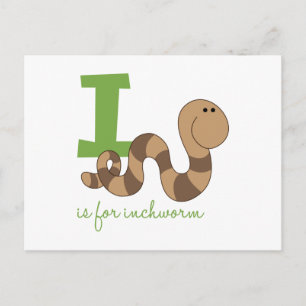Jag är för Inchworm Vykort