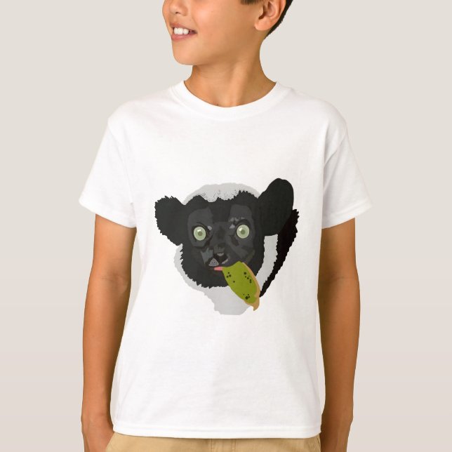 Jag är för Indri Lemur T Shirt (Framsida)