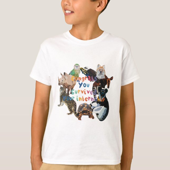 Jag är för Intern T Shirt (Framsida)