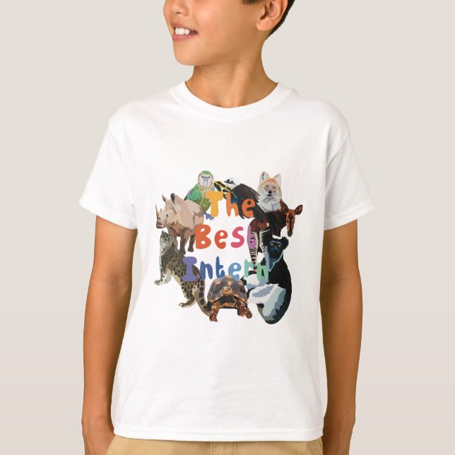 Jag är för Intern T Shirt (Framsida)