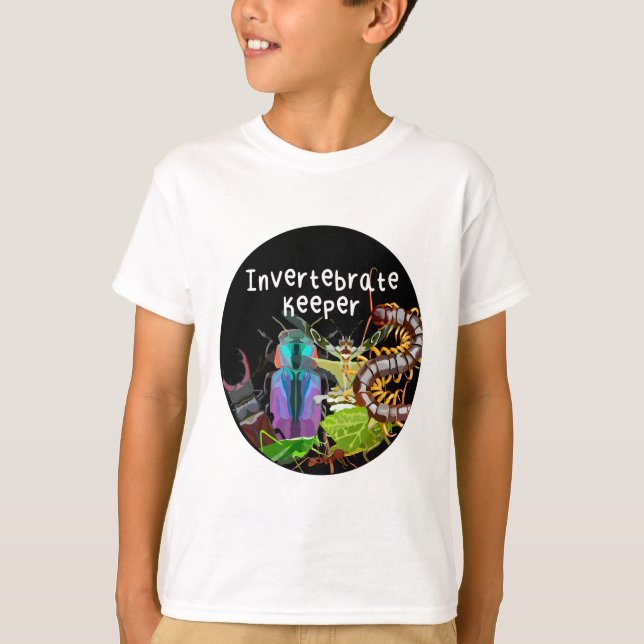 Jag är för Invertebrate Keeper T Shirt (Framsida)
