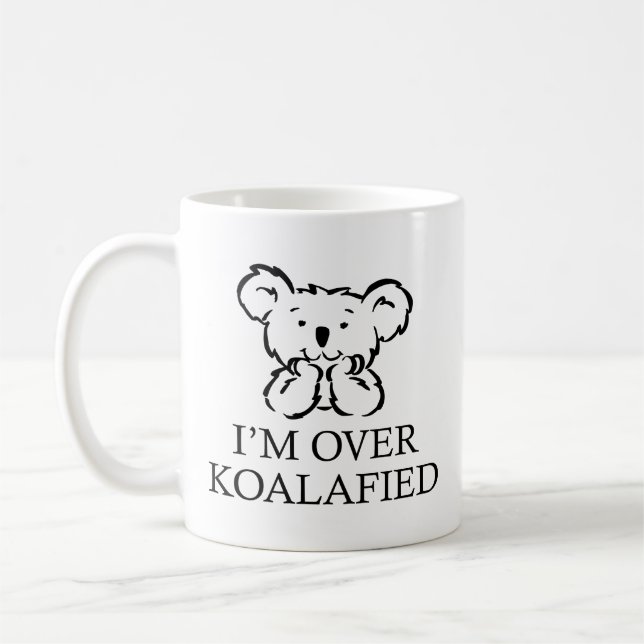 Jag är för koalafiad kaffemugg (Vänster)