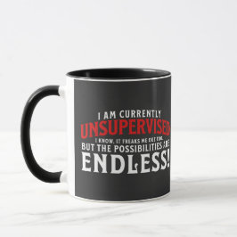 Jag är för närvarande oövervakad mugg