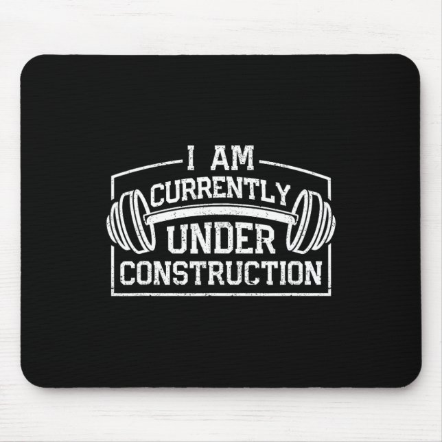 Jag är för närvarande under Construction Funny Gym Musmatta (Framsidan)