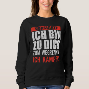 Jag är för Tjock till Springa när jag kämpar T Shirt