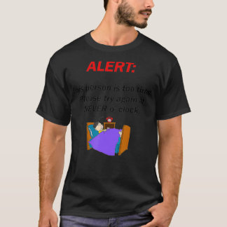 Jag är för trött, lat. t shirt