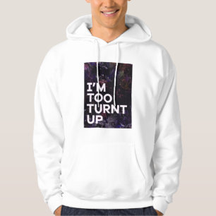 Jag är för upprörd hoodie