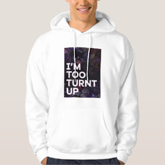 Jag är för upprörd hoodie