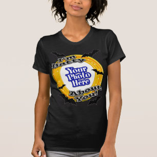 Jag är förbannad över dig Photo Scary Fladdermus B T Shirt