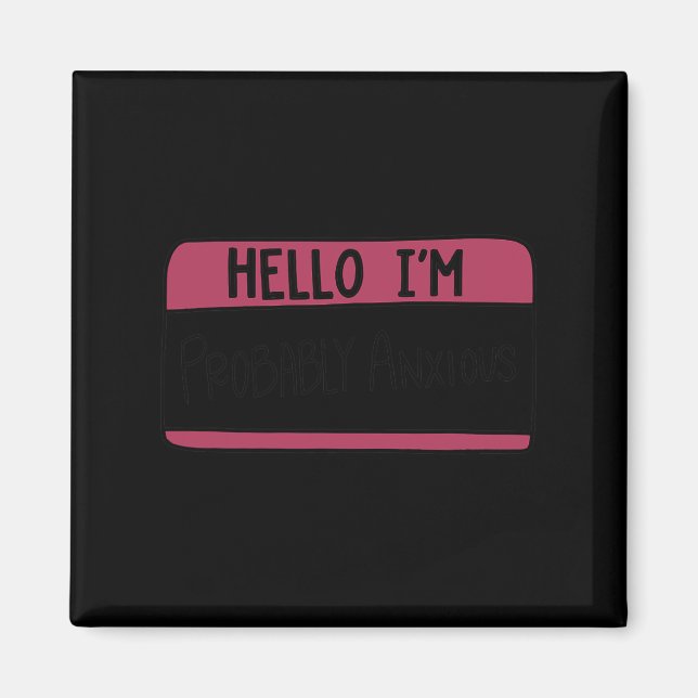 Jag är förmodligen en girig psykiatrisk självmord. magnet (Framsidan)