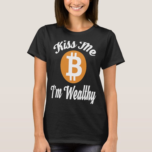 Jag är Förmögen Bitcoin Crypto T Shirt (Framsida)