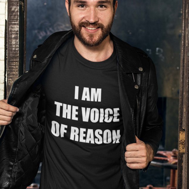 Jag är förnuftets röst tee shirt (Skapare uppladdad)